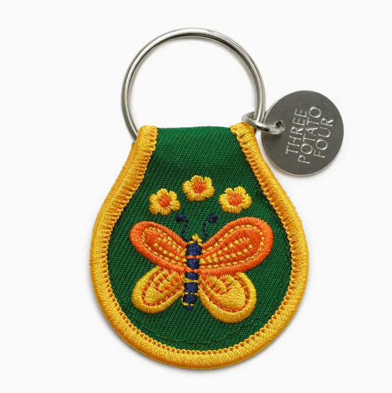 Patch Keychain - Butterfly