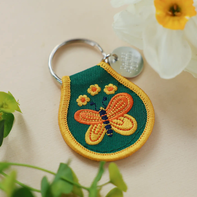 Patch Keychain - Butterfly