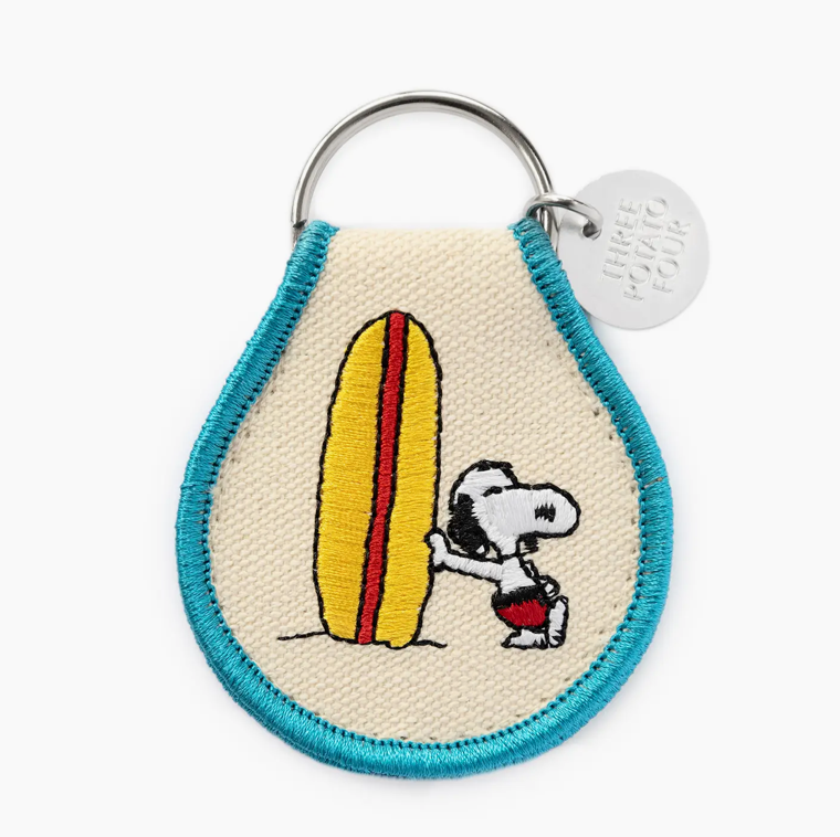 3P4 X Peanuts® - Snoopy Surf Patch Keychain