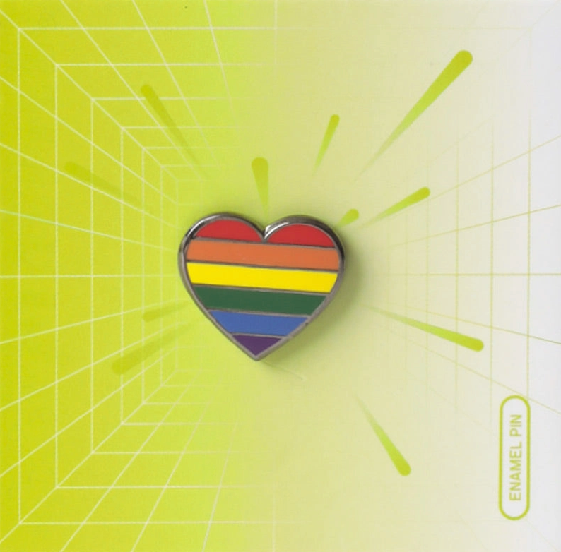Pride Heart Pin