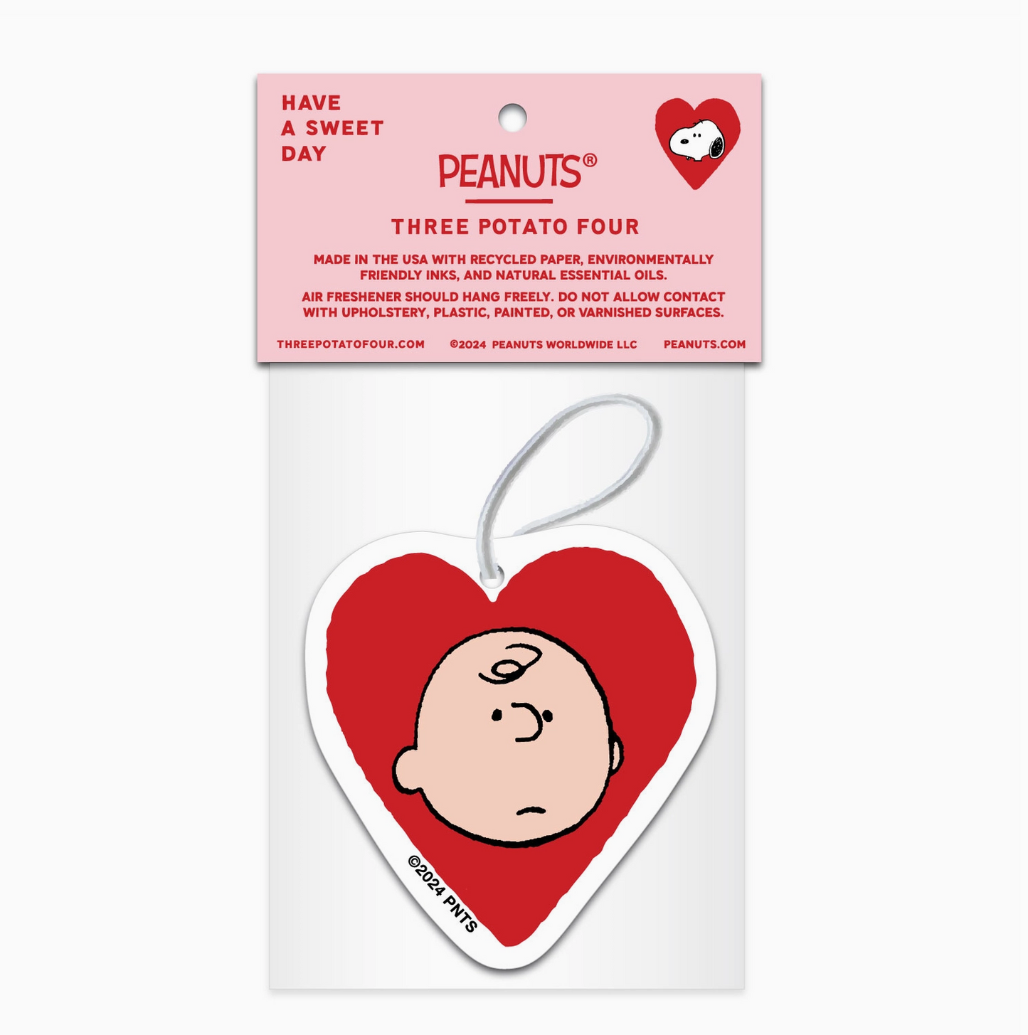 3P4 X Peanuts® Valentine - Heart Air Freshener