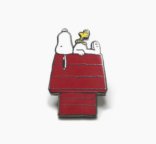 Snoopy & Woodstock House Pin