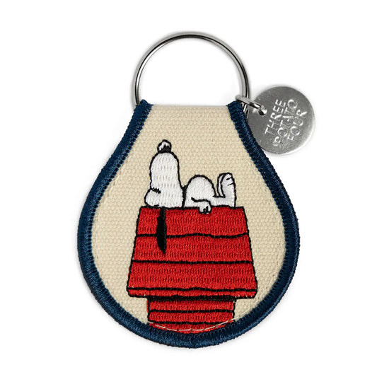 Three Potato Four X Peanuts® Snoopy Doghouse Patch Keychain